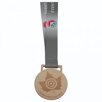 Product image 2 for 60mm Wooden Medal