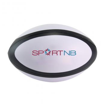 Product image 3 for Dual Colour Rugby Ball Stress Shape