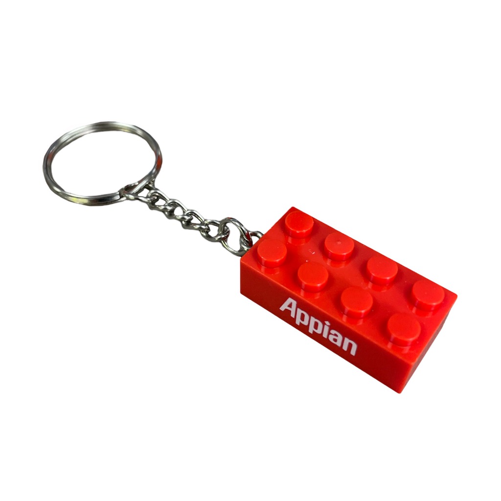 Building Block Shape Keyring - RT Promotions